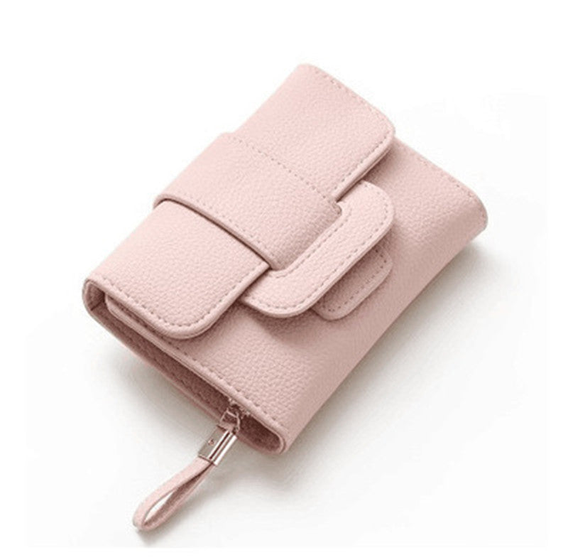 Tri-fold Female Clamshell Small And Multifunctional Female Clutch