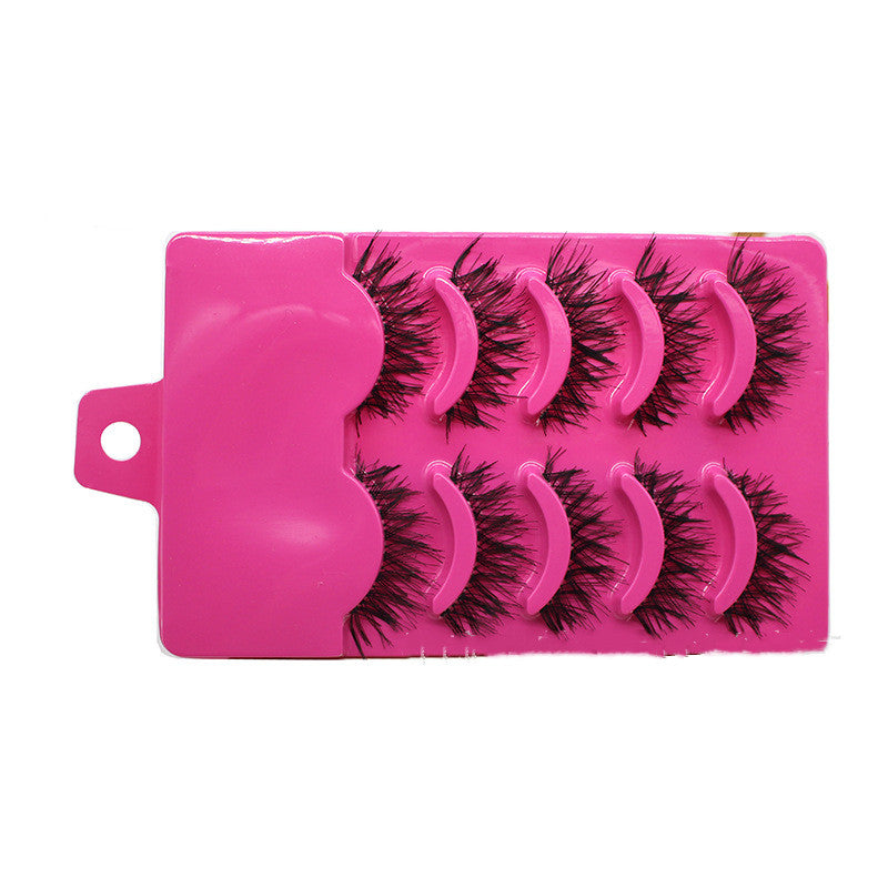 Five pairs of false eyelashes