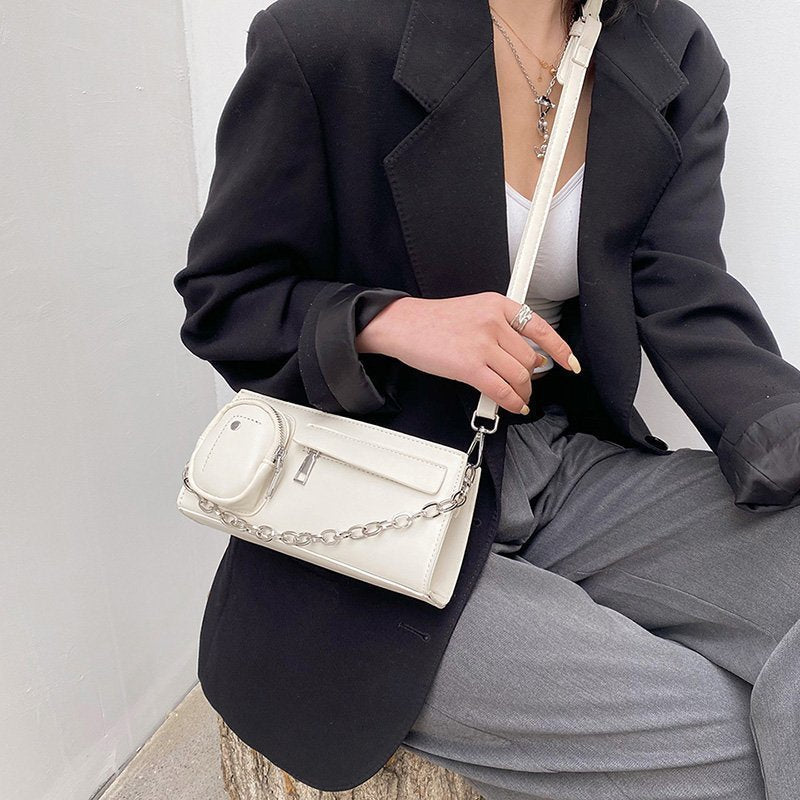 price weight 420g Bags New Trendy Temperament Trendy Summer Large-Capacity Female Fairy Casual Messenger Bag Ins Small Square Bag