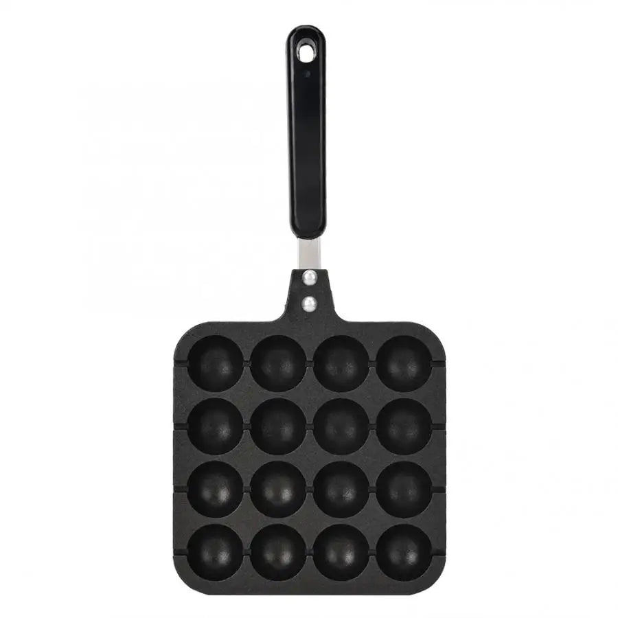 16 Holes Takoyaki Maker Non-Stick Takoyaki Grill Pan Plate Maruko Baking Forms Mold Pan Octopus Baking Machine for Kitchen