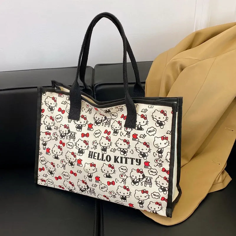 1Set Hello Kitty Cosplay Prop Shoulder Bag Handbag Kawaii Beautiful Book Package For Women Girls