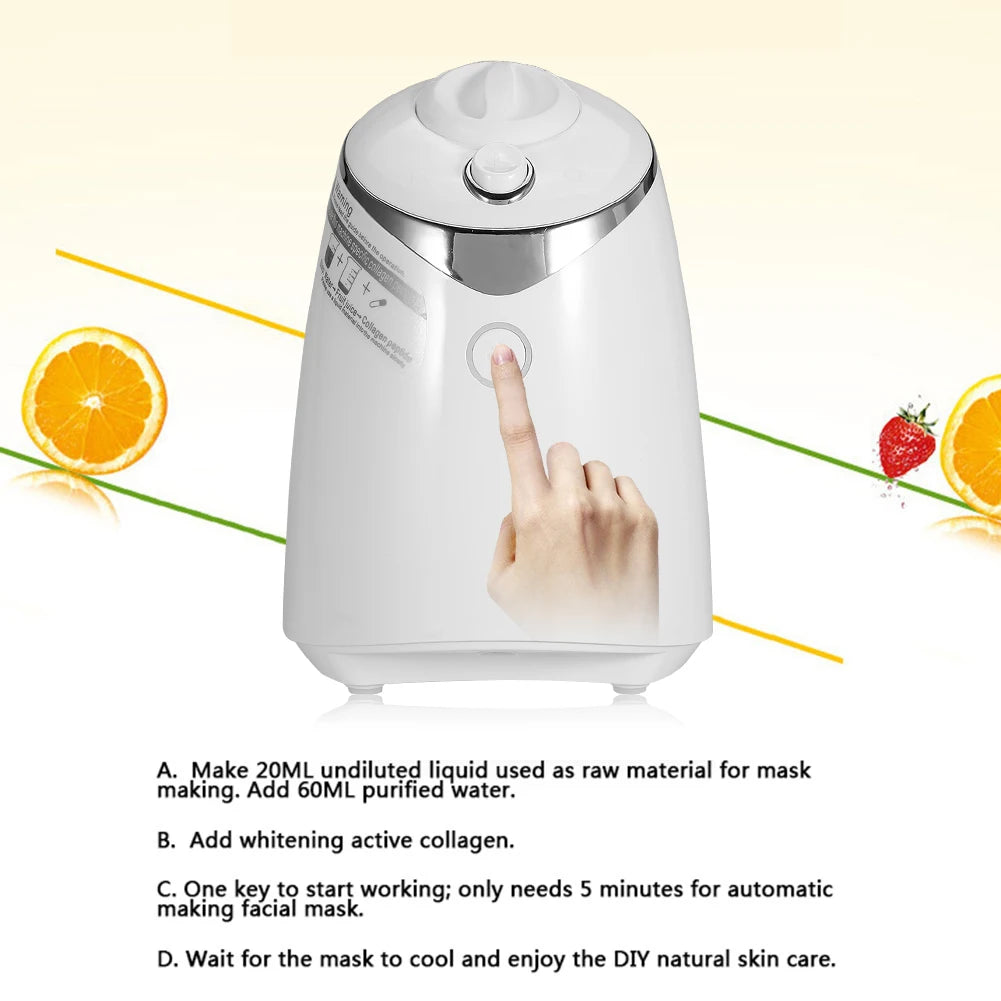 Automatic Mask Maker Vegetable Mask Machine Automatic Facial Mask Maker DIY Natural Fruit Vegetable Collagen Face Mask Machine