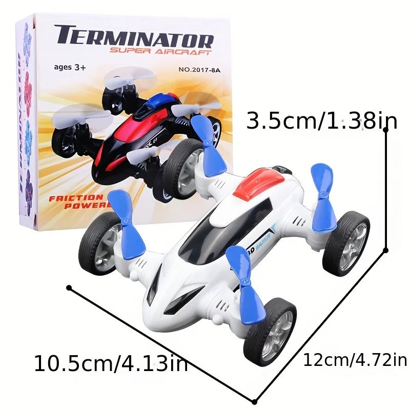 1Pc Inertial Four-wheel Drive Model Toy Drop-resistant Drone Small Car
