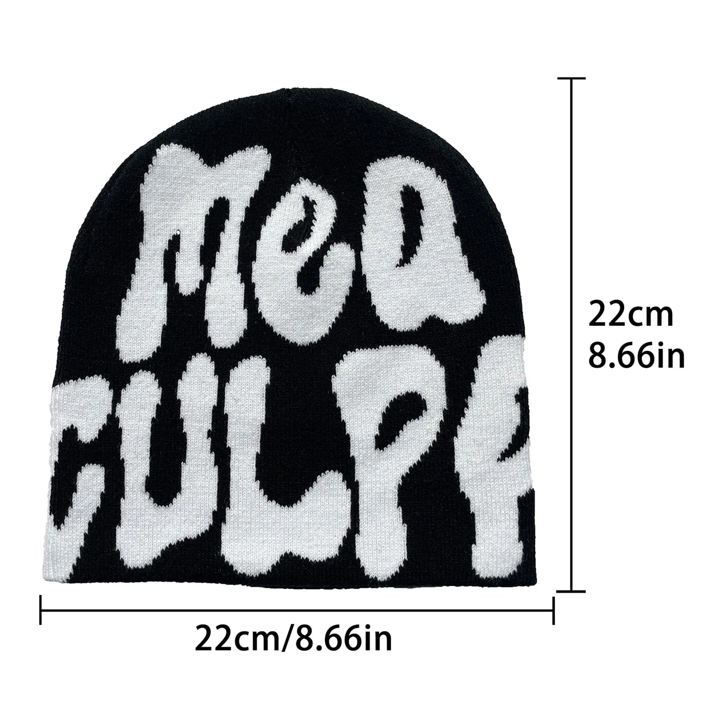 Y2K Knitted Hats Men's And Women's Jacquard Hats Outdoor Riding Europe And The United States Fashion Warm Hat