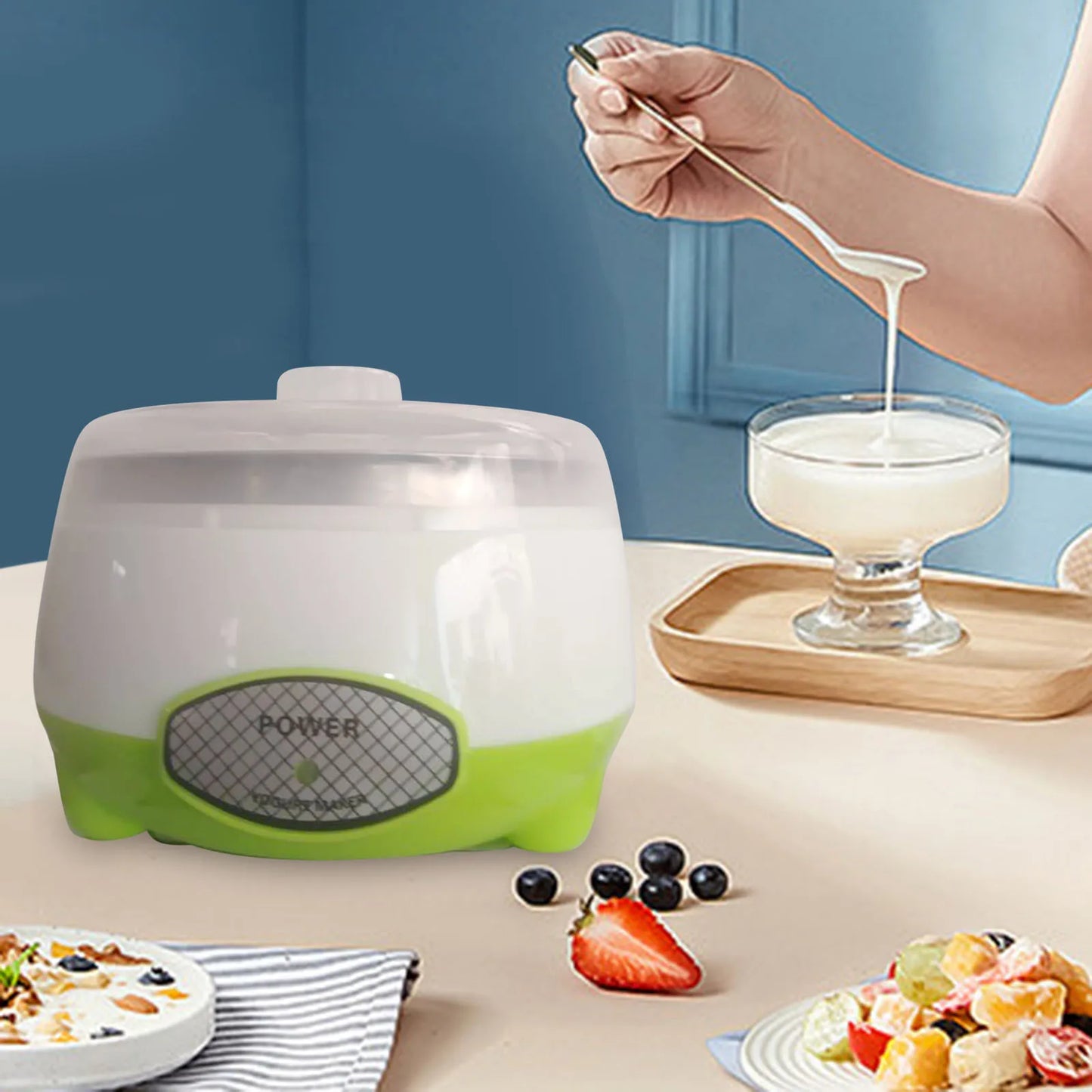 Yogurt Maker Constant Temperature Fermentation Mini Automatic Yogurt Machine PP Liner Electrical DIY Yogurt Tools