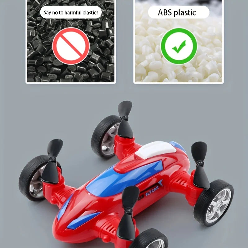 1Pc Inertial Four-wheel Drive Model Toy Drop-resistant Drone Small Car