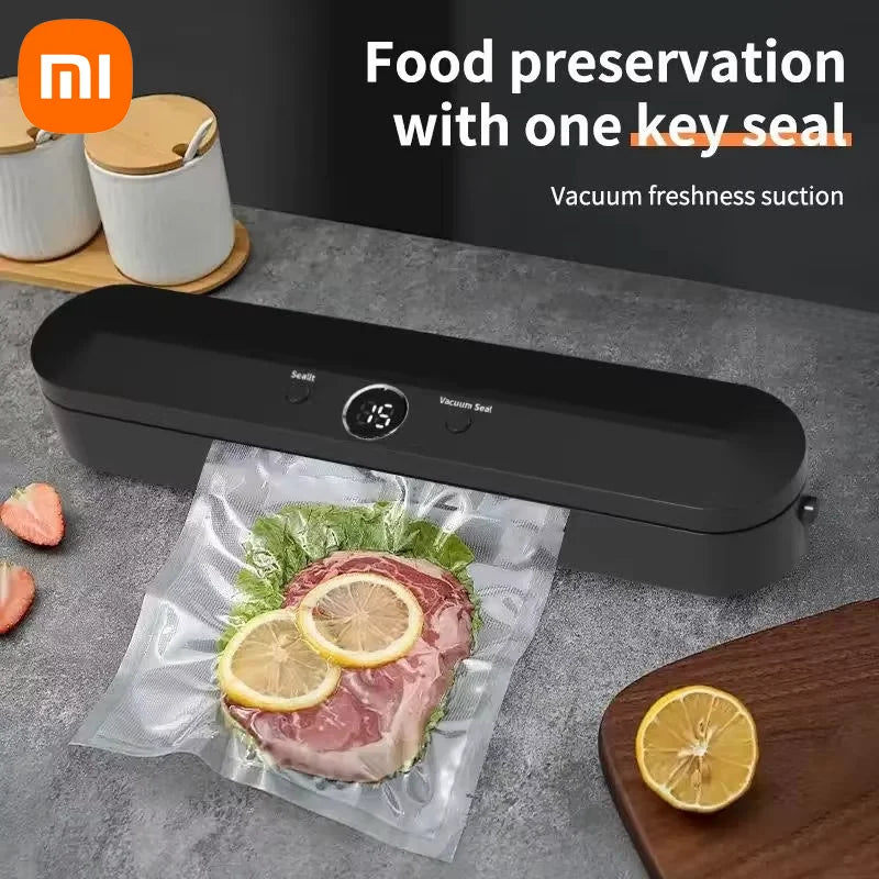Xiaomi 2-in-1 Vacuum Sealer Dry and Wet Dual-purpose Automatic Packaging Machine Food Vacuum Sealer Food Preservator Home