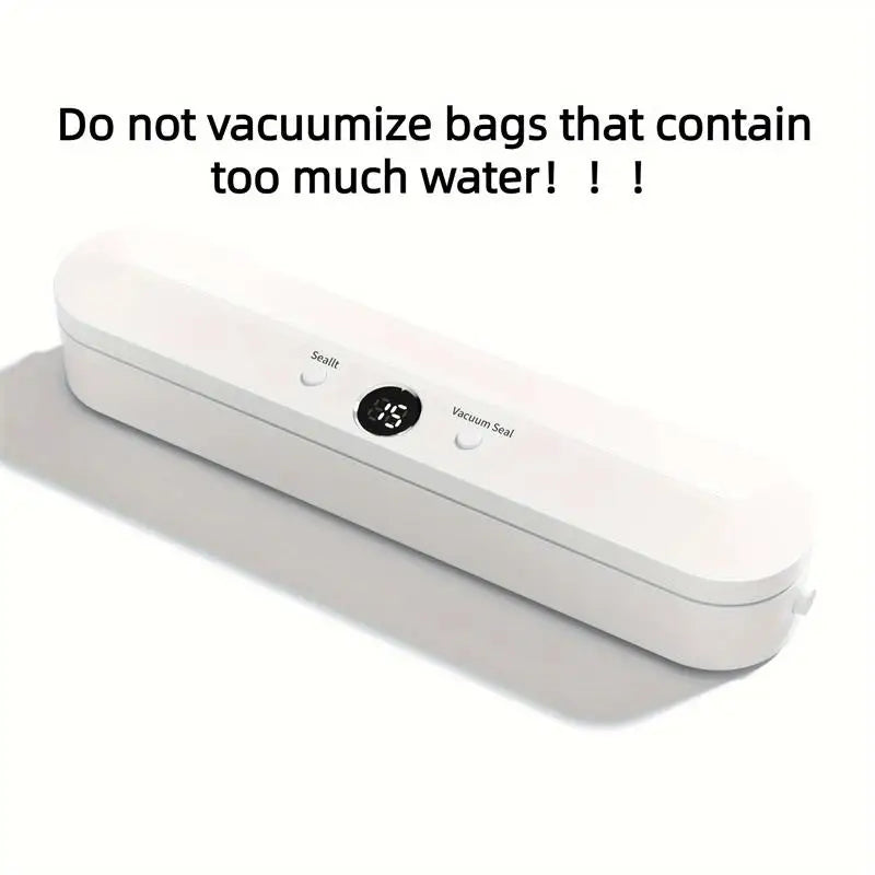 Xiaomi 2-in-1 Vacuum Sealer Dry and Wet Dual-purpose Automatic Packaging Machine Food Vacuum Sealer Food Preservator Home