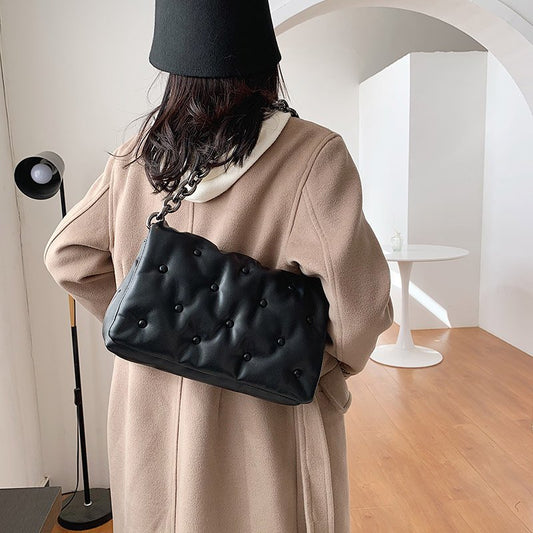 Fashionable Simple Single Shoulder Chain Small Square Bag Messenger Bag