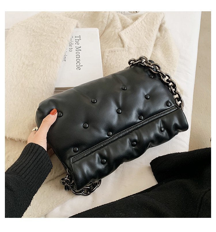 Fashionable Simple Single Shoulder Chain Small Square Bag Messenger Bag