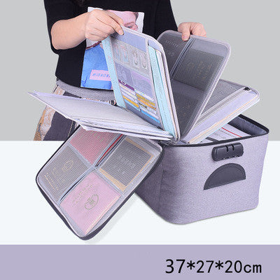 The Document Storage Bag Is Free To Disassemble And Foldable For Family Use.