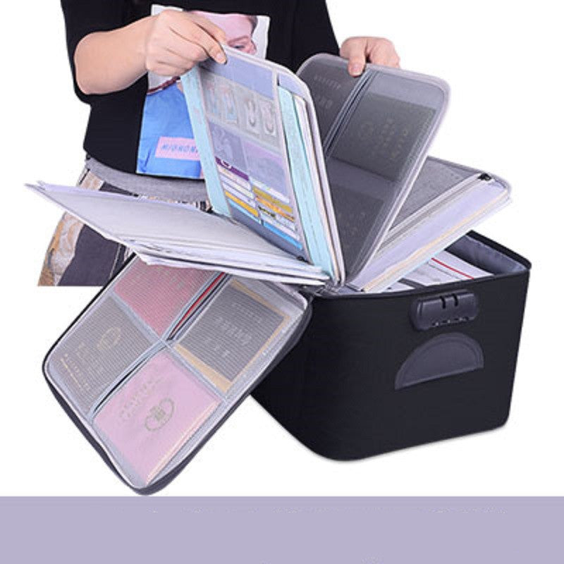 The Document Storage Bag Is Free To Disassemble And Foldable For Family Use.