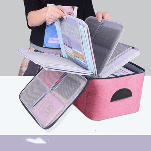 The Document Storage Bag Is Free To Disassemble And Foldable For Family Use.