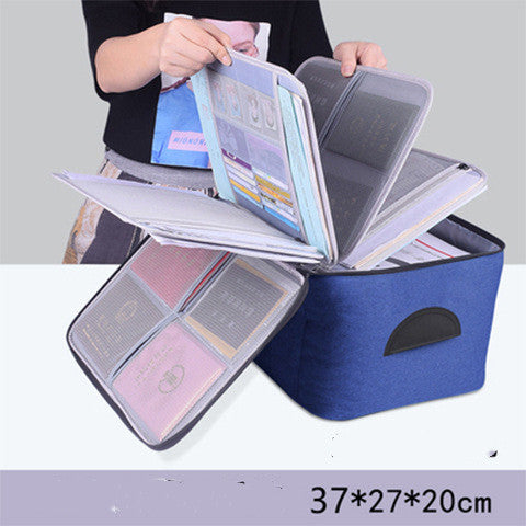 The Document Storage Bag Is Free To Disassemble And Foldable For Family Use.