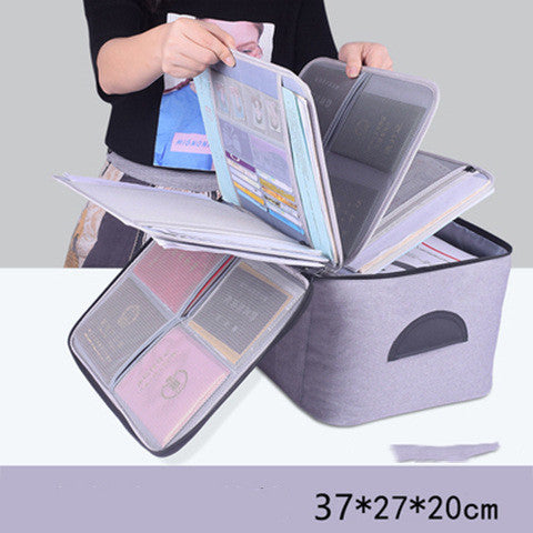 The Document Storage Bag Is Free To Disassemble And Foldable For Family Use.