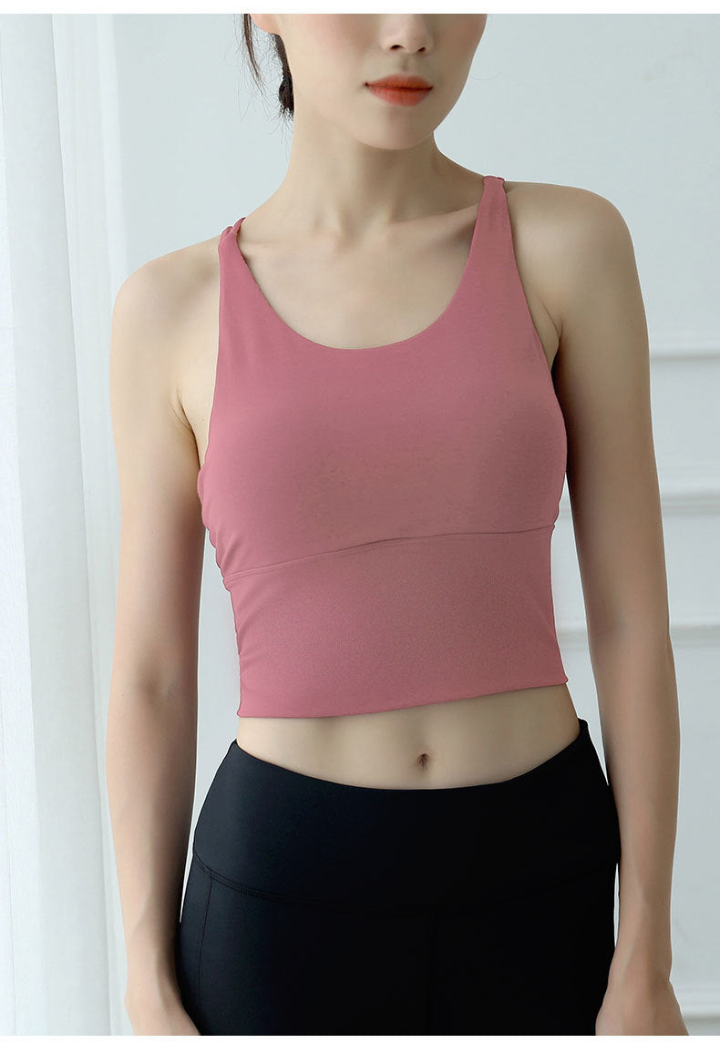 European And American Beauty Back Camisole Bra Sports Underwear Women