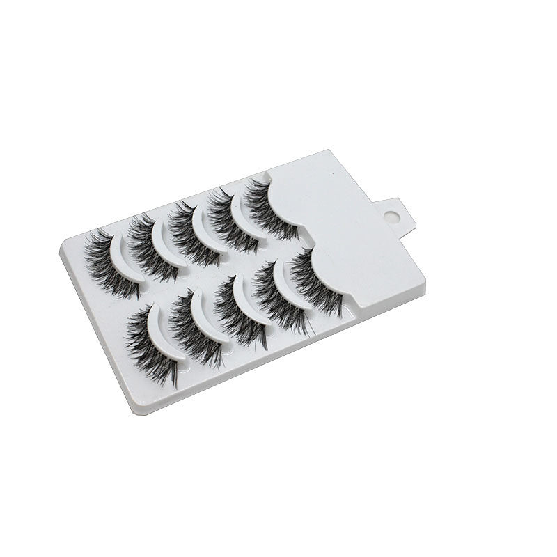 Five pairs of false eyelashes