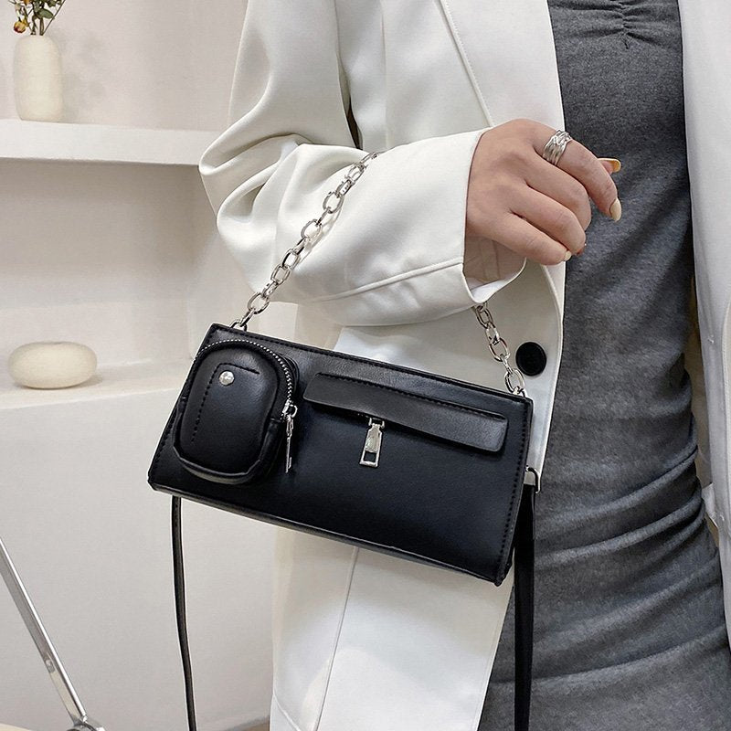 price weight 420g Bags New Trendy Temperament Trendy Summer Large-Capacity Female Fairy Casual Messenger Bag Ins Small Square Bag