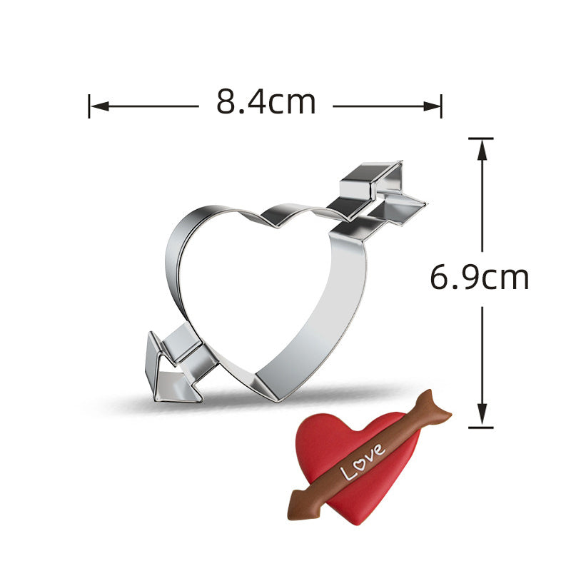 Stainless Steel Biscuit Mold Love Angel