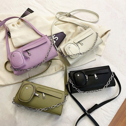 price weight 420g Bags New Trendy Temperament Trendy Summer Large-Capacity Female Fairy Casual Messenger Bag Ins Small Square Bag