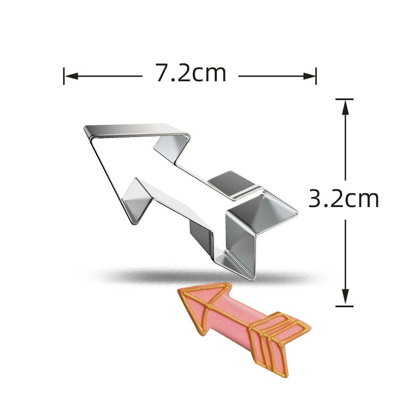Stainless Steel Biscuit Mold Love Angel
