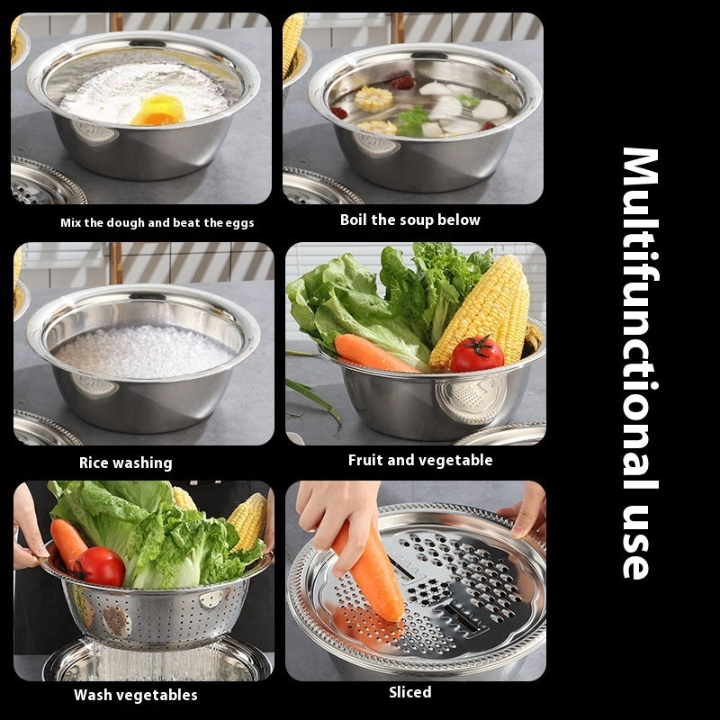 Multifunctional Thickened Slicer Basin Draining Basin