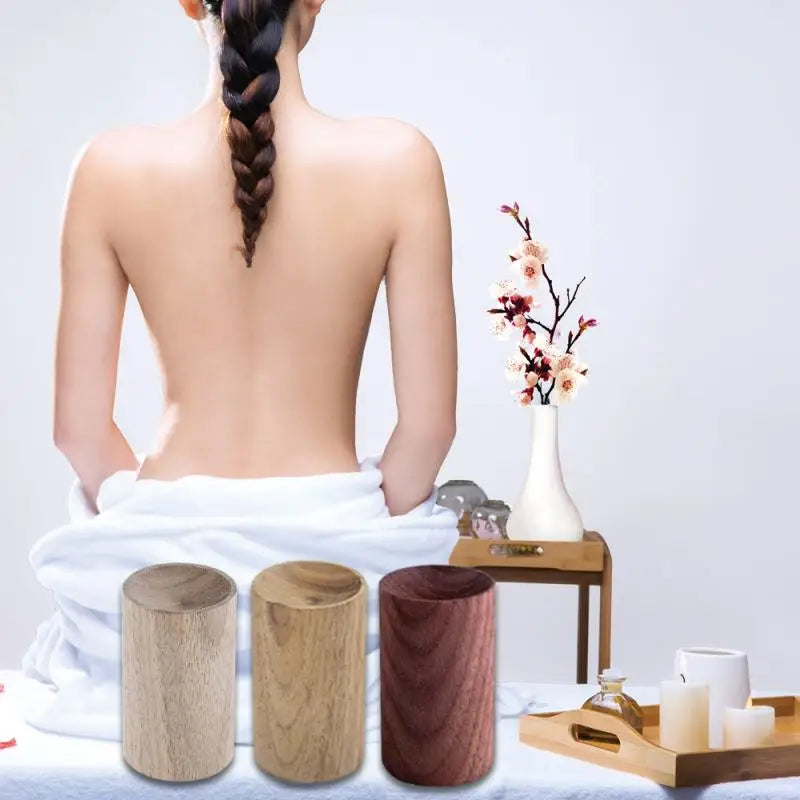 Essential Oil Diffuser Container Slowly Volatile Cherry Wooden Essential Oil for Sleep Push Oil Car Yoga Aromatherapy Inhaler