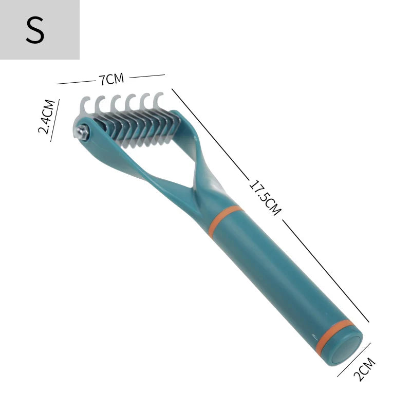 Cat Dog Pet Hair Remover Brush Comb for Dogs Gotas Border Collie Cleaning Tool Long Hair Curly mascotas Grooming Accessories