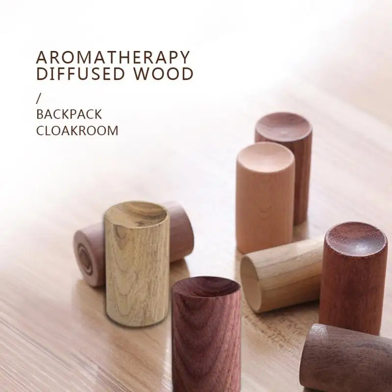 Essential Oil Diffuser Container Slowly Volatile Cherry Wooden Essential Oil for Sleep Push Oil Car Yoga Aromatherapy Inhaler