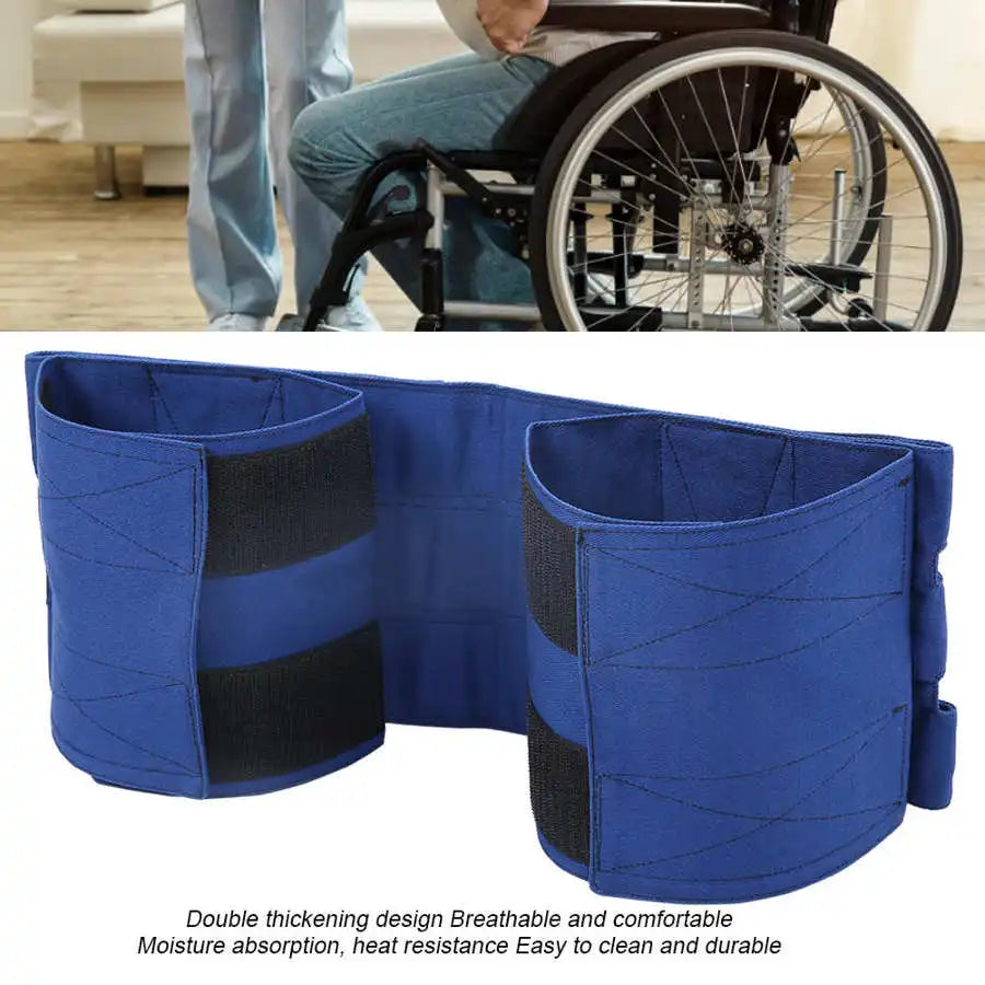 Wheelchair Footrest Non-Slip Adjustable Leg Restraint Strap  Belt for Elderly Patient Wheelchair Leg Calf Strap Foot Support