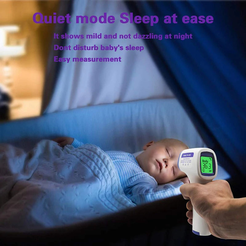 Non-Contact IR Thermometer Fast measure Light or portable Fingertip medical equipment SpO2 PR monitoring oximeter