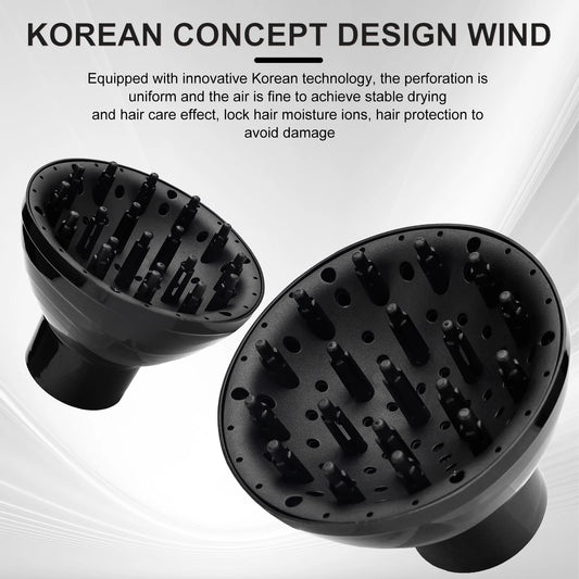 Barbertop Hairdryer Diffuser Cover Temperature Resistant Silica Hairdressing Curly Styling Hair Care Salon
