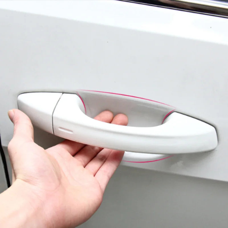 2023 4Pcs Car door Handle Protection Film Car sticker For Volkswagen VW Golf 4 6 7 GTI Tiguan Passat B6 B7 CC Jetta MK5 MK6 Polo