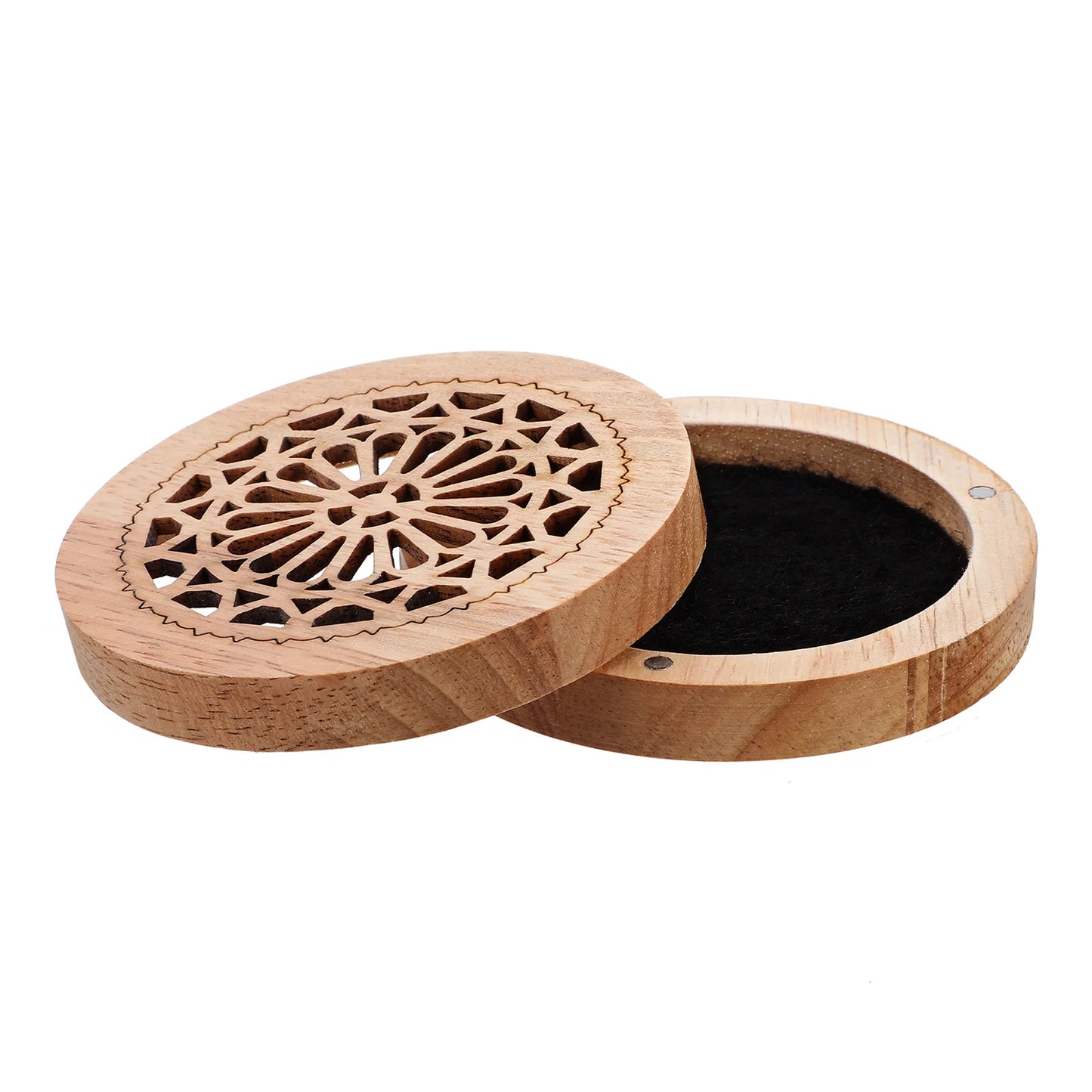 Solid Wood Aromatherapy Box Incense Holder Tabletop Censer Burner Vintage Wooden Cone Indoor Ornament Holders