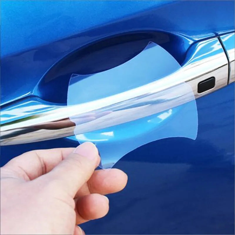 2023 4Pcs Car door Handle Protection Film Car sticker For Volkswagen VW Golf 4 6 7 GTI Tiguan Passat B6 B7 CC Jetta MK5 MK6 Polo