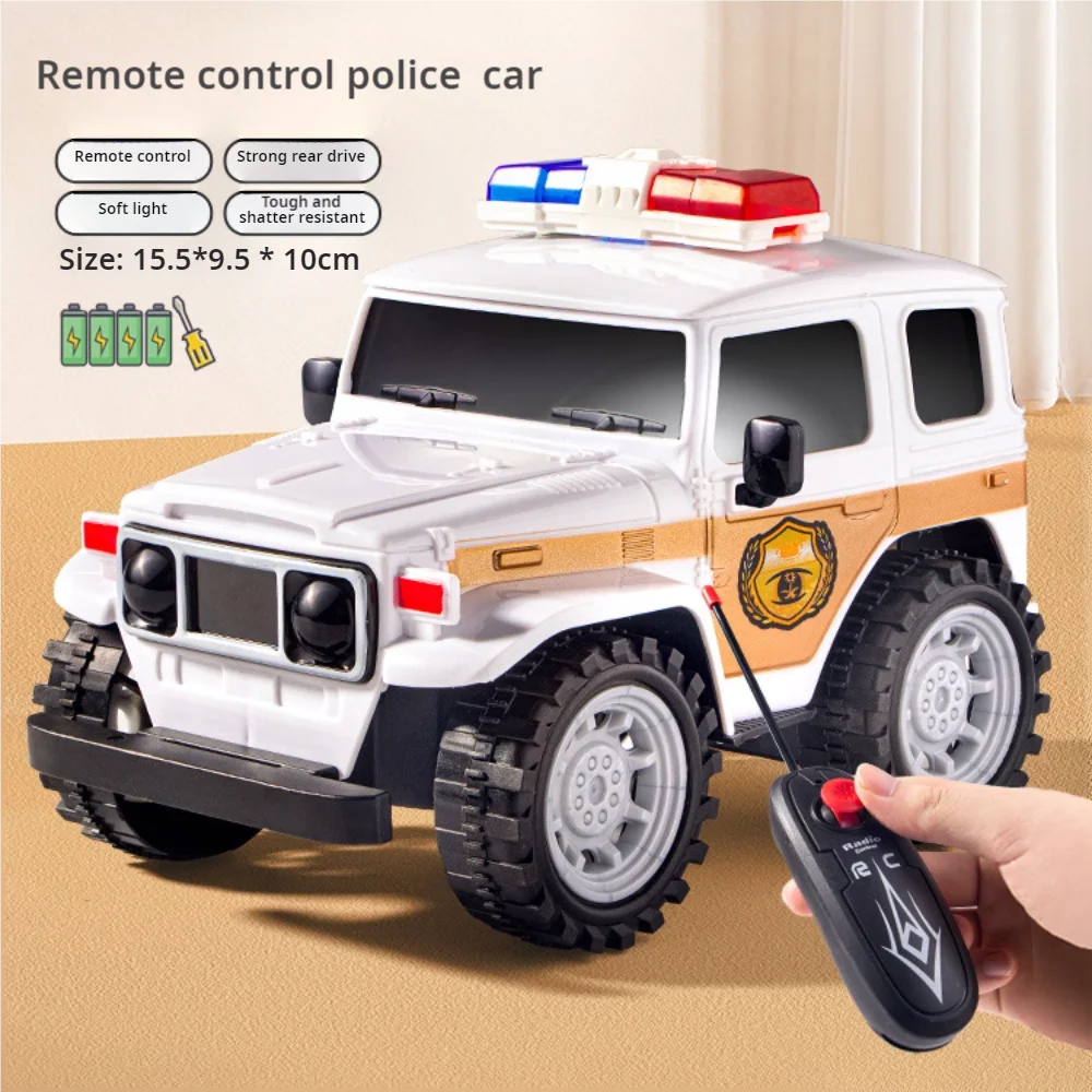 1 Pc Two-Way Electric Remote Control Car Simulation Electric Camouflage Off-Road Sports Car Model Boy Baby Toy(Without Battery)