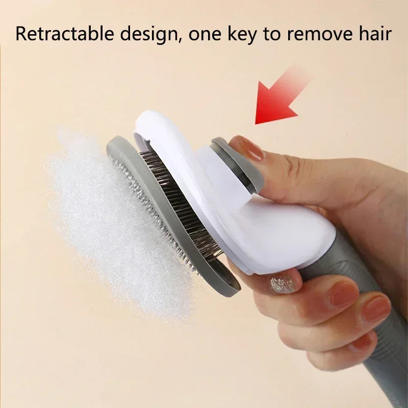Pet Hair Removal Tool Dog Brush Cat Comb Animal Grooming Tools Stainless Steel Beauty Massage Comb Supplies Products Home Garden