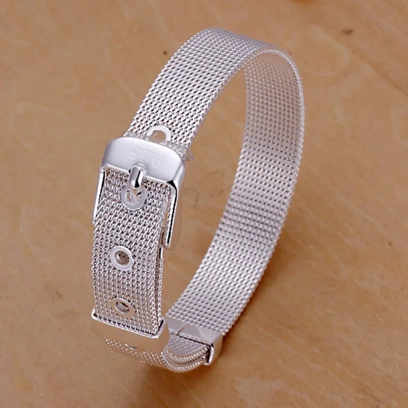 Fashion Design Hot-saled Product Beautiful High Quality Silver Color Jewelry Bracelets Free Shipping Factory
