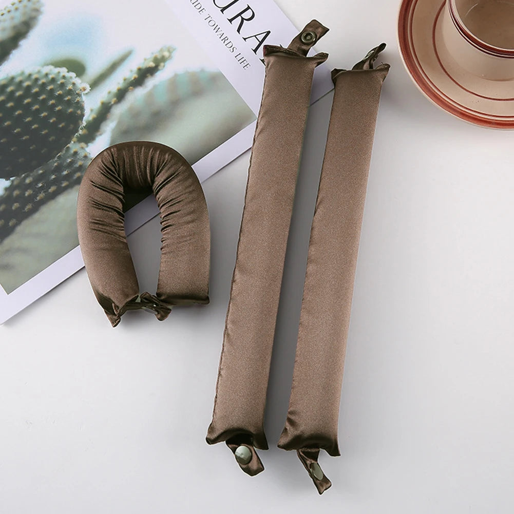 3PCS Silk Hair Accessories Heatless Curls Beauty Women Curly Products Hair Curler Sleep Hairdresser Tools Hair Foam Rollers