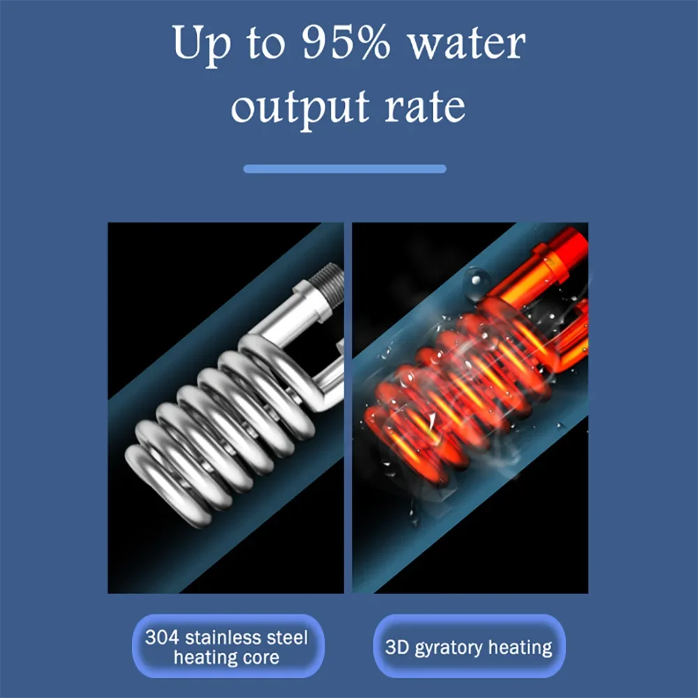 Tankless Water Heater, Mini Instant Hot Water Heater, Portable Outdoor Camping Water Heater,for Shower Bathroom Kitchen Washing