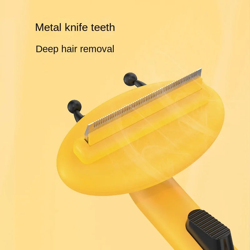 Bee Pets Self Cleaning Slicker Brush for Dog Cat Removes Hair Comb Undercoat Tangled Hair Massages Particle Beauty Products