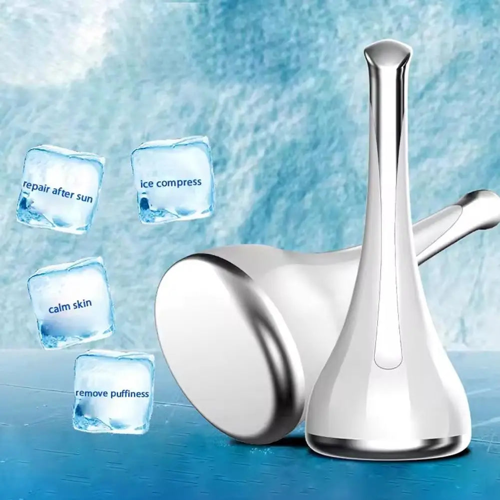 Facial Ice Globes Massager For Eye Face Massage Skin Beauty Pores Frozen Small Ice Roller Hammer Home Use Face Care Stick