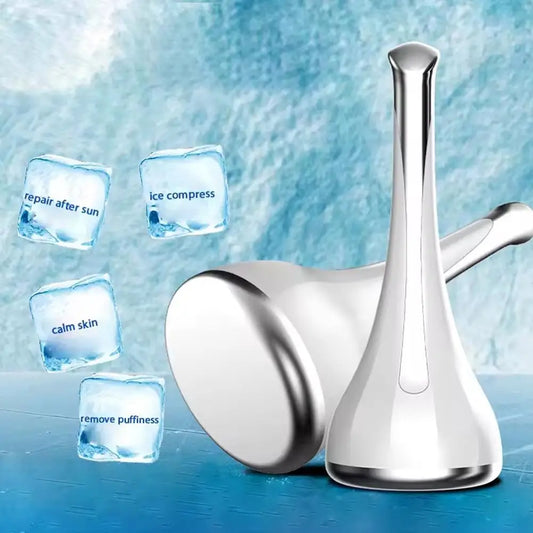 Facial Ice Globes Massager For Eye Face Massage Skin Beauty Pores Frozen Small Ice Roller Hammer Home Use Face Care Stick