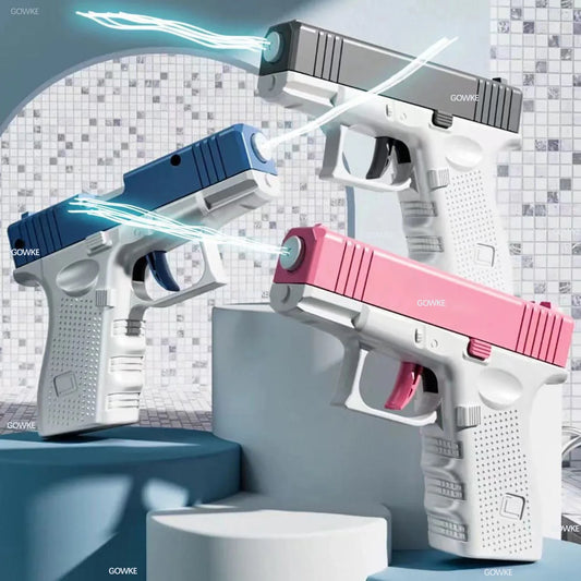Summer Water Gun non Electric Pistol High-pressure Full Automatic Shooting Water Beach Toy Gun For kid Children Boys Girls