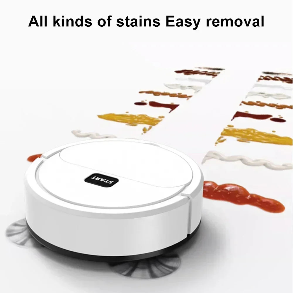 2024 New Fully Automatic Robotic Vacuum Intelligent Low Noise Floor Sweeper Dust Catcher Carpet Cleaner Black or white ﻿
