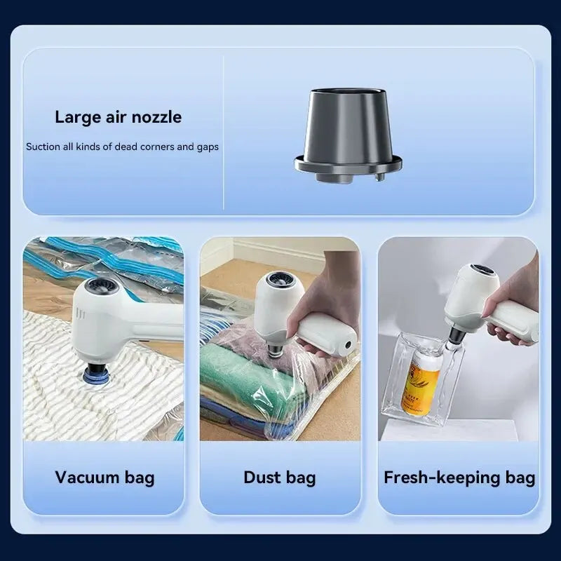 Auto Mini Wireless Vacuum Cleaner Motor Multi-Functional Super Blow Suction All-In-One Machine High-Power Car Dust Collector