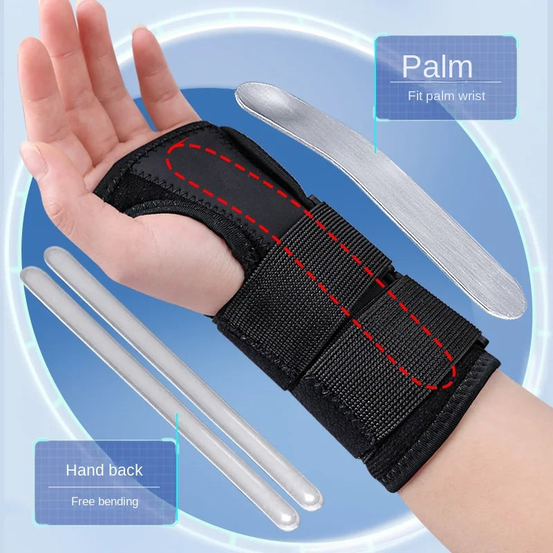 1PCS Wrist Brace for Carpal Tunnel Relief Night Support Support Hand Brace with 3 Stays Adjustable Wrist Support Splint