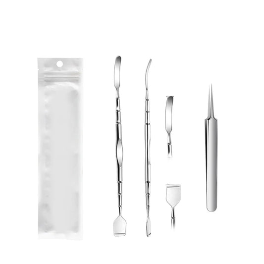 Two-sided Blackhead Remover Spatula Nose Face Blemish Pore Cleaner Blackhead Clip Tweezers Beauty Face Health Salon Tool