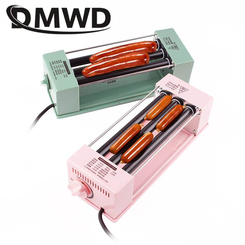 Electric Sausage Machine Multifunction American Hot Dog Kebab Roller Teppanyaki Barbecue Grill Steak DIY Hamburger Baking Oven