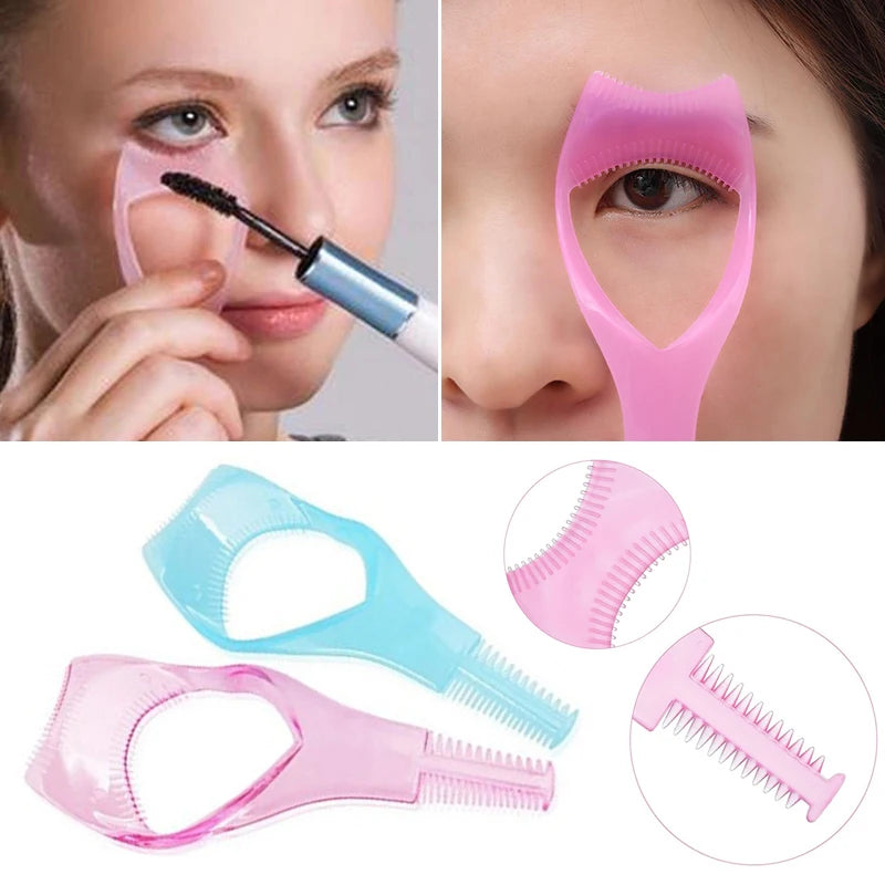 Mascara Baffle Template Shaper Assistant Make Up Tool Eyelash Comb Make Up Brush Shaping Card Stencil Beauty Makeup Products